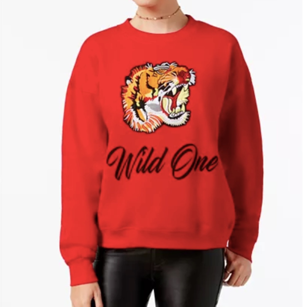 embroidered sweater